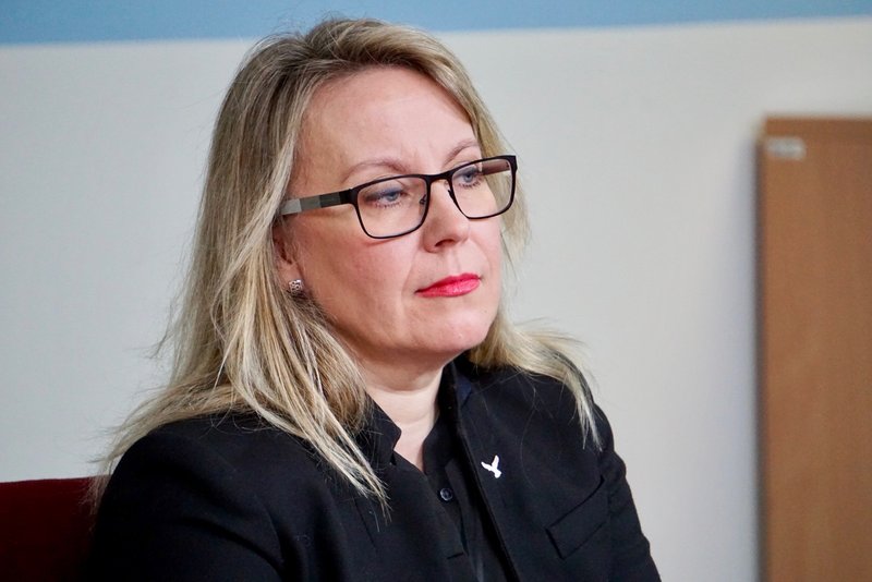 Sigríður Á. Andersen mátti halda áfram að skrifa greinar í Morgunblaðið gegn greiðslu eftir að hún tók við ráðherraembætti. MYND: Bára Huld Beck