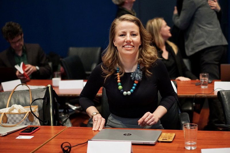 Sigurborg Ósk Haraldsdóttir borgarfulltrúi Pírata. Mynd: Bára Huld Beck