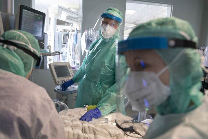 Frá gjörgæsludeildinni á Landspítalanum.