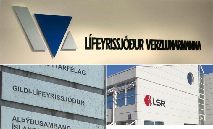 Þrír stærstu lífeyrissjóðirnir