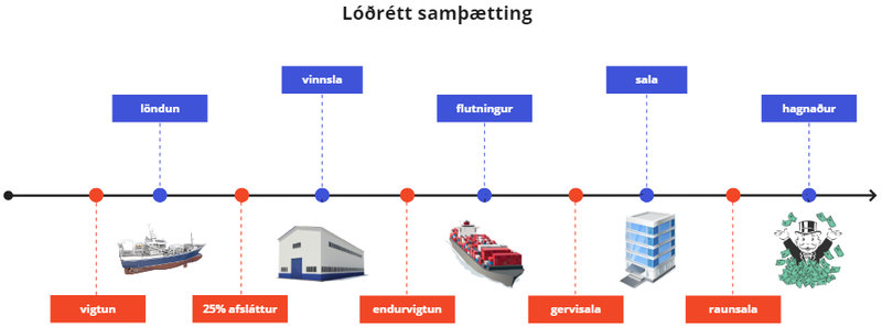 Lóðrétt samþætting.
