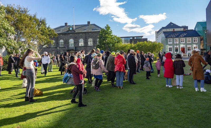 Loftslagsfestival á Menningarnótt. Mynd: Andrés Skúlason.