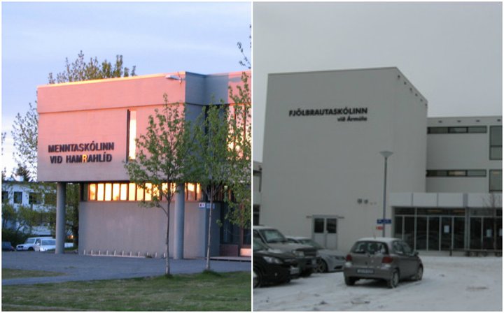 Menntaskólinn við Hamrahlíð og Fjölbrautaskólinn við Ármúla
