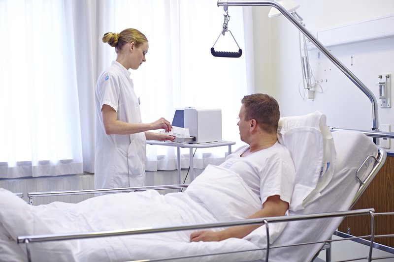 MedEye í notkun á sjúkrahúsi.