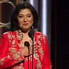 Meher Tatna, forseti Samtaka erlendra fréttamanna í Hollywood tilkynnti um veitingu styrkjanna á Golden Globe hátíðinni í gær
