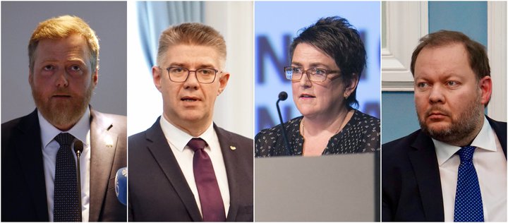 Sig­mund­ur Davíð Gunn­laugs­son, Gunn­ar Bragi Sveins­son, Anna Kol­brún Árna­dótt­ir og Bergþór Ólason