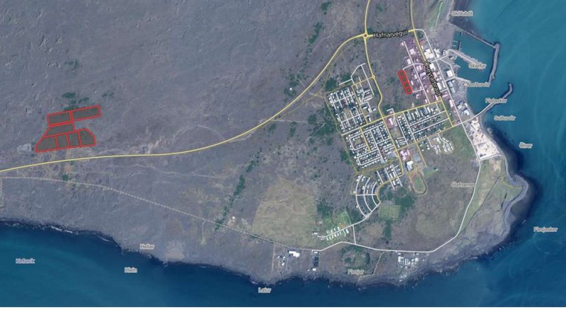 Áætlað er að efnislager vegna vinnslunnar verði vestan við Þorlákshöfn.