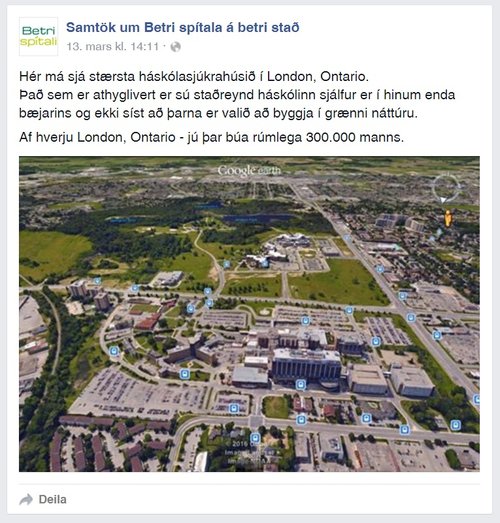 Stærsta háskólasjúkrahúsið í London.