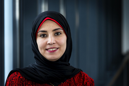 Najlaa Attaallah stýrir verkefninu Gjöf frá Gaza. Mynd: Aðsend.