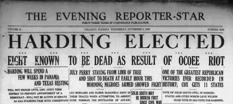 Úrslit kosninga á forsíðu og talað um að átta hafi látist í uppþoti.