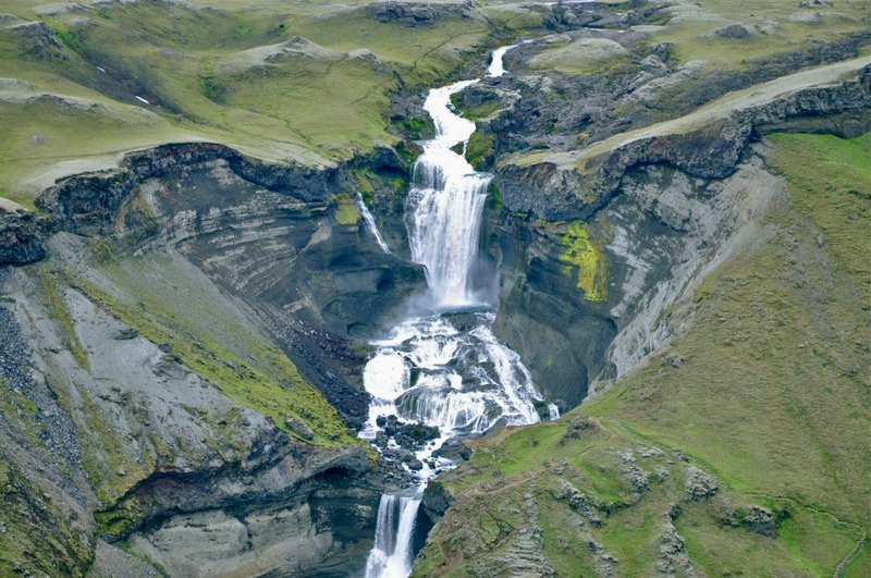 Öfærufoss. Mynd: Vatnajökulsþjóðgarður