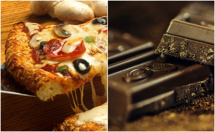 Pizza & súkkulaði