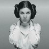 Carrie Fisher í hlutverki Lilju prinsessu í upprunalega Star Wars-þríleiknum.