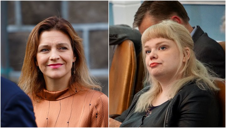 Rósa Björk Brynjólfsdóttir og Þórhildur Sunna Ævarsdóttir.