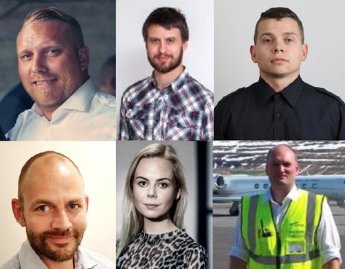 Nýir starfsmenn brunavarnasviðs HMS á Sauðárkróki. Mynd: HMS