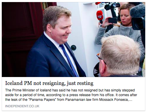 Skjáskot af Independent