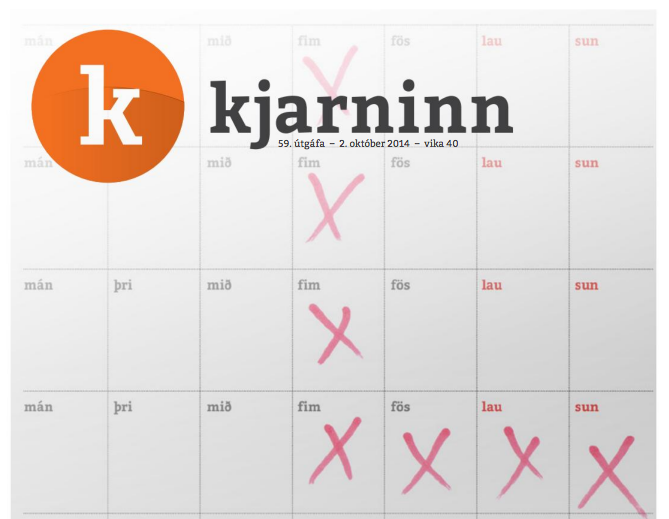 Mynd: Kjarninn Allir dagar eru Kjarnadagar