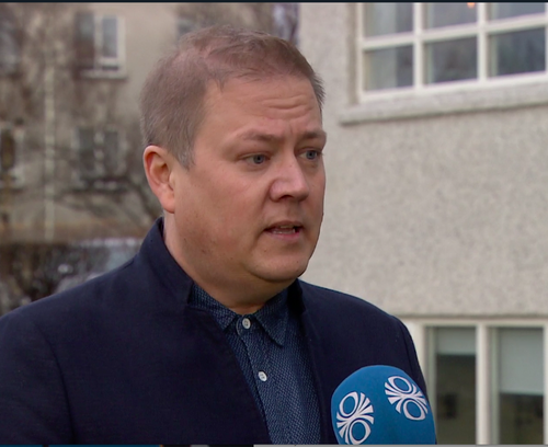 Breki Karlsson, formaður Neyt­enda­sam­tak­anna. Mynd:Skjátskot úr fréttatíma RÚV
