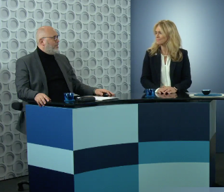 Logi Einarsson og Þorgerður Katrín.