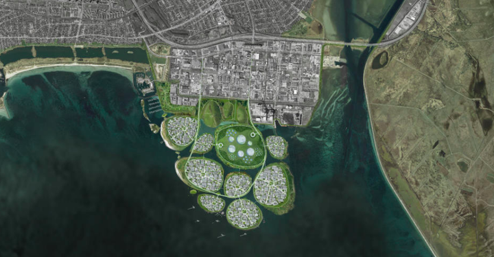 níu eyjar fyrir utan Kaupmannahöfn