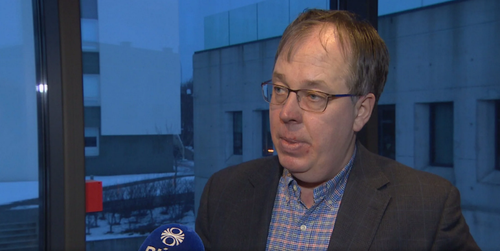Gylfi Zoega, prófessor í hagfræði við Háskóla Íslands. Skjáskot: RÚV