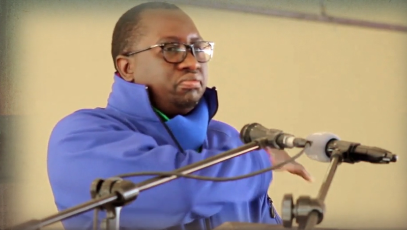 Sakus „Sacky“ Shanghala, fyrrverandi dómsmálaráðherra Namibíu.