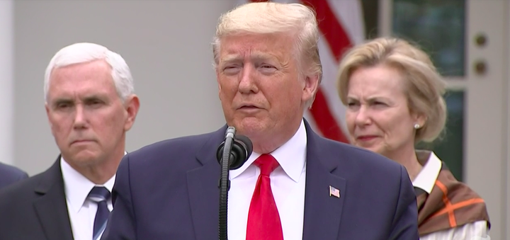 Mike Pence og Donald Trump.