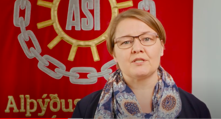 Drífa Snædal er forseti ASÍ.