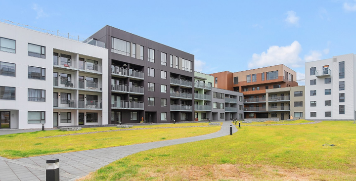 Á meðal þeirra eigna sem Heimavellir eru nýjar íbúðir á Hlíðarendasvæðinu í Reykjavík.