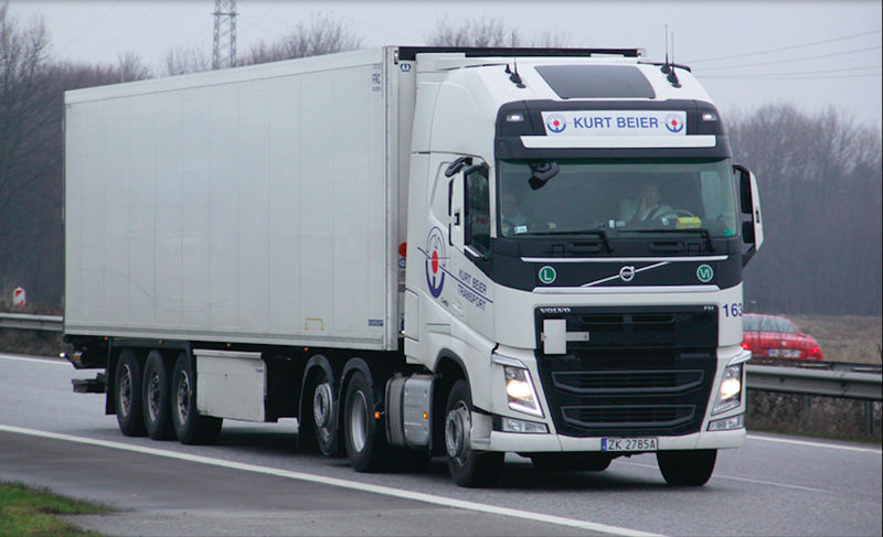 Flutningabíll frá Kurt Beier Transport