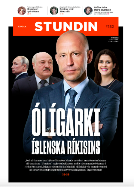 Forsíða Stundarinnar sem kom út í dag.