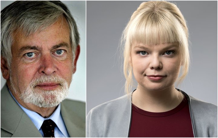 Sighvatur Björgvinsson, fyrrverandi ráðherra, og Þórhildur Sunna Ævarsdóttir, þingflokksformaður Pírata.