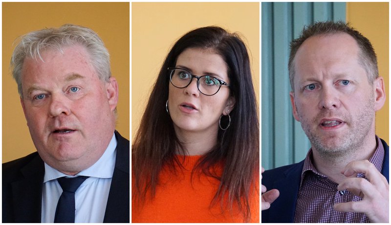 Sigurður Ingi, Þórdís Kolbrún og Guðmundur Ingi Mynd: Bára Huld Beck