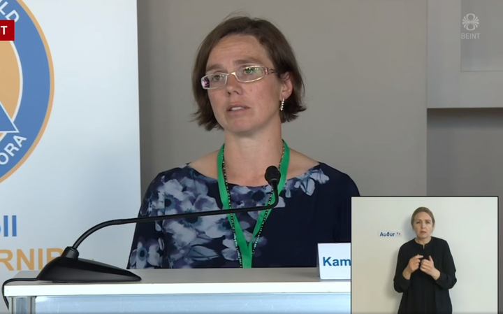 Kamilla Jósefsdóttir er staðgengill sóttvarnalæknis.