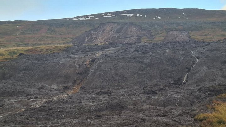 Aurskriða í Kinn Mynd: Veðurstofa Íslands