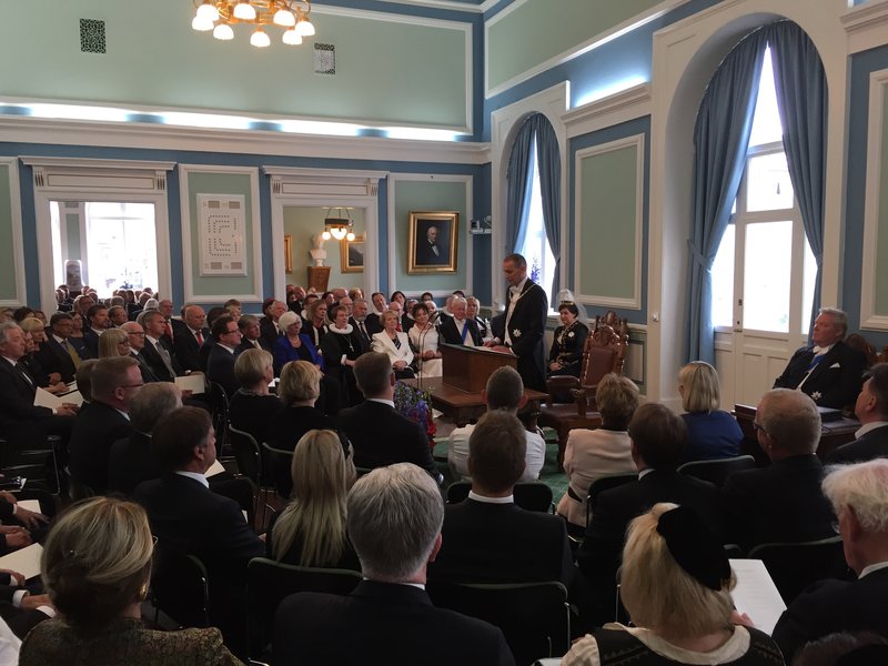 Sturla Jónsson, Halla Tómasdóttir og Guðni Th. Jóhannesson