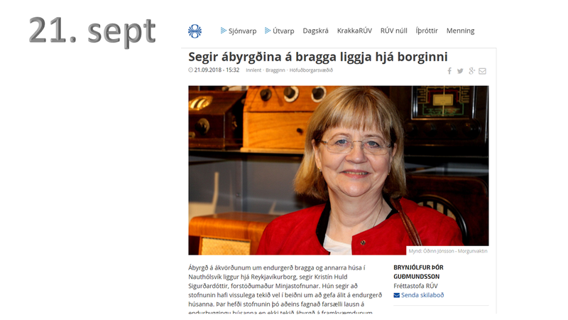 Forstöðumaður Minjastofnunar svarar borgarstjóra fullum hálsi