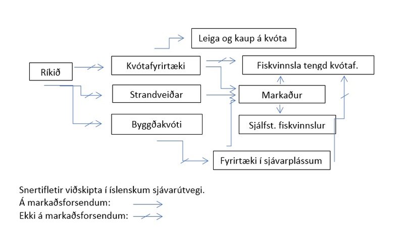 Snertifletir viðskipta í íslenskum sjávarútvegi.