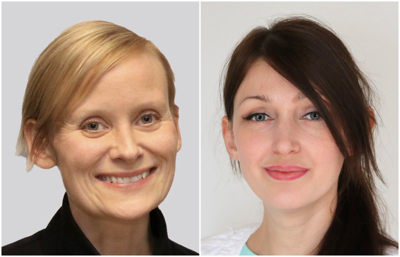 Sólveig Anna Jónsdóttir og Agnieszka Ewa Ziólkowska