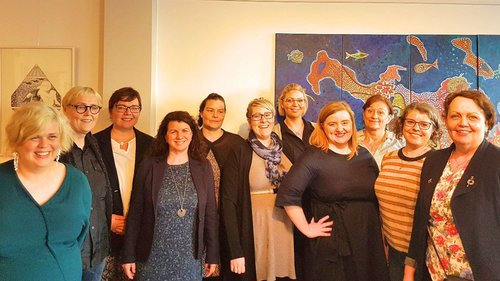 Stjórn og framkvæmdastýra Kvenréttindafélags Íslands 2019.