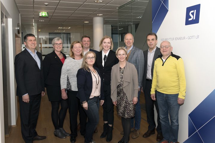 Ný stjórn Samtaka iðnaðarins.