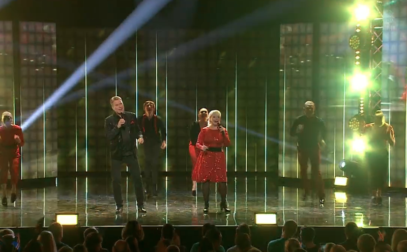 Eitt lag enn í kvöld Mynd: Skjáskot/RÚV