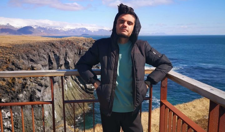 Suleiman Al Masri hefur dvalið á Íslandi í ár. Hann er 26 ára Palestínumaður sem leitar hér verndar.