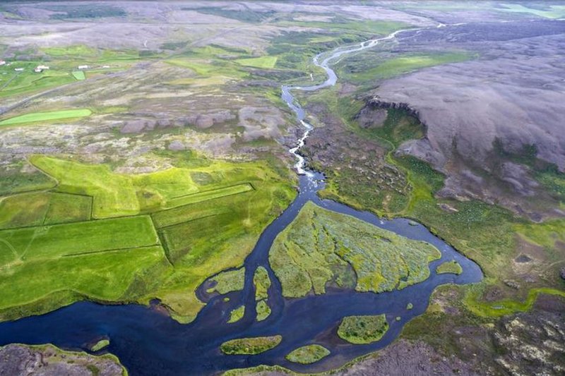 Svartá er í Bárðardal í Þingeyjarsveit. Mynd: Aðsend