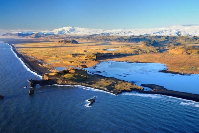 Dyrhólaey og Dyrhólaós í Mýrdalshreppi er ein mesta náttúruperla Íslands. Mynd: Af vef Sveitarfélagsins Suðurlands