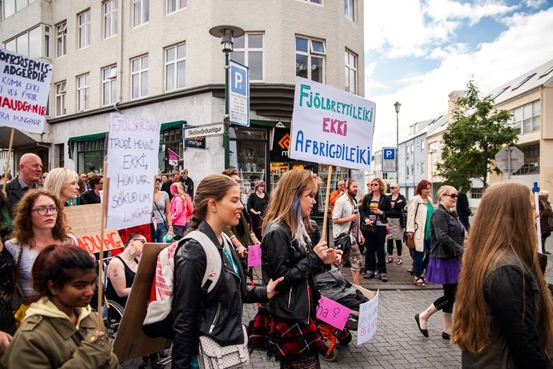 Tabú á druslugöngunni 2014. Mynd: Af vefsíðu Tabú