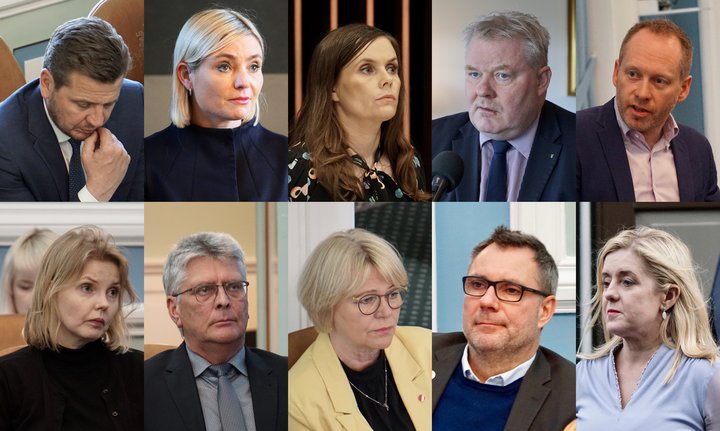 Þingmenn á leið á þing Norðurlandaráðs 2021