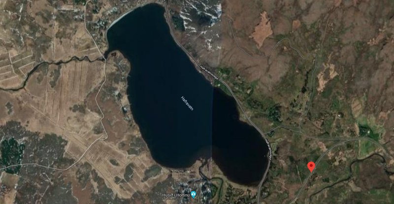 Þormóðsdalur er skammt frá Hafravatni. Mynd. GoogleMaps