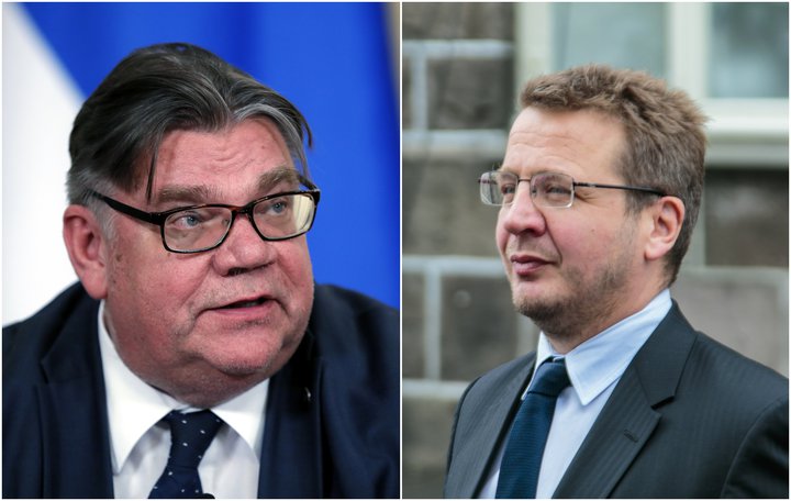 Timo Soini og Guðlaugur Þór