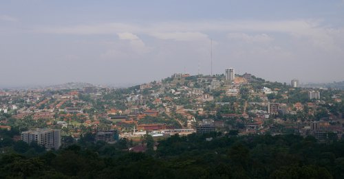 Kampala af Kololo-hæð. Mynd: Sunna Ósk Logadóttir